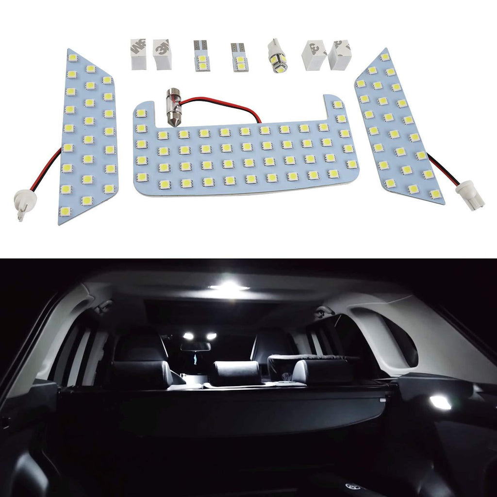  [AUSTRALIA] - Powerty Interior LED Light Lamps SMD Ultra Bright Dome LED Lights Reading Lights for Toyota RAV4 XA50 2019 2020 6pcs/Set Interior light