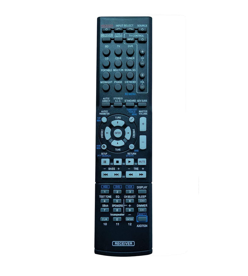 PROROK Remote Control Compatible for Pioneer AV Receiver VSX-519V VSX-519V-K VSX-519V-S VSX-520 VSX-520-K VSX-521 VSX-521-K VSX-522-K VSX-517-S VSX-817-K VSX-817-S VSX-917V VSX-821-K - LeoForward Australia