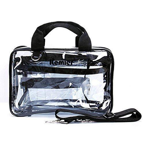 Kemier Clear Makeup Bags 3PCS PVC Cosmetic Bag Travel Makeup Bag for Women Men Toiletry bag With Detachable Strap C - LeoForward Australia