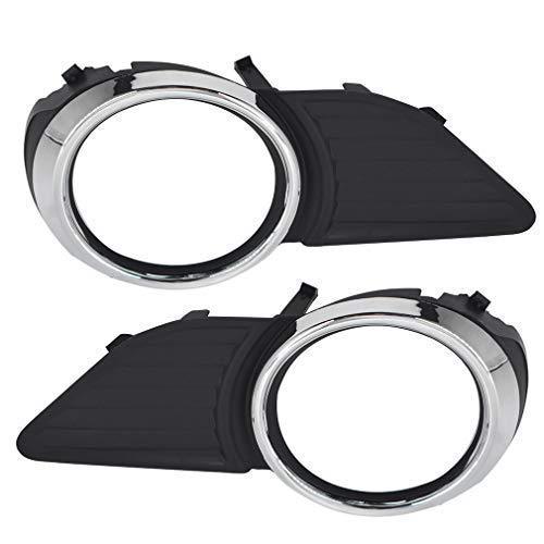  [AUSTRALIA] - Pair Front Fog Light Lamps Frame Cover Trim Fit for Toyota Sienna XLE LE 2011-2015