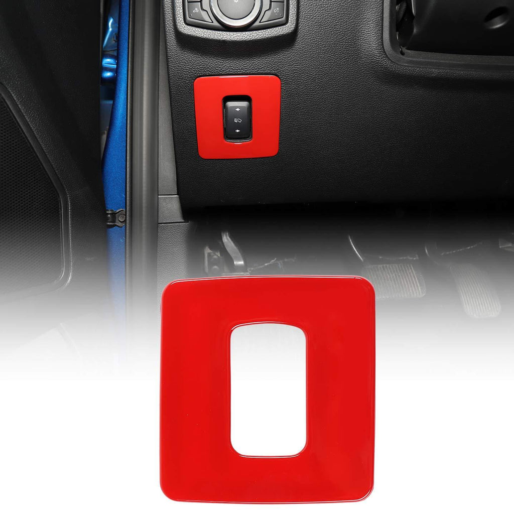  [AUSTRALIA] - Voodonala for F150 Gas Pedal Cover Adjustable Pedal Trim fit 2015 2016 2017 Ford F150(Red)