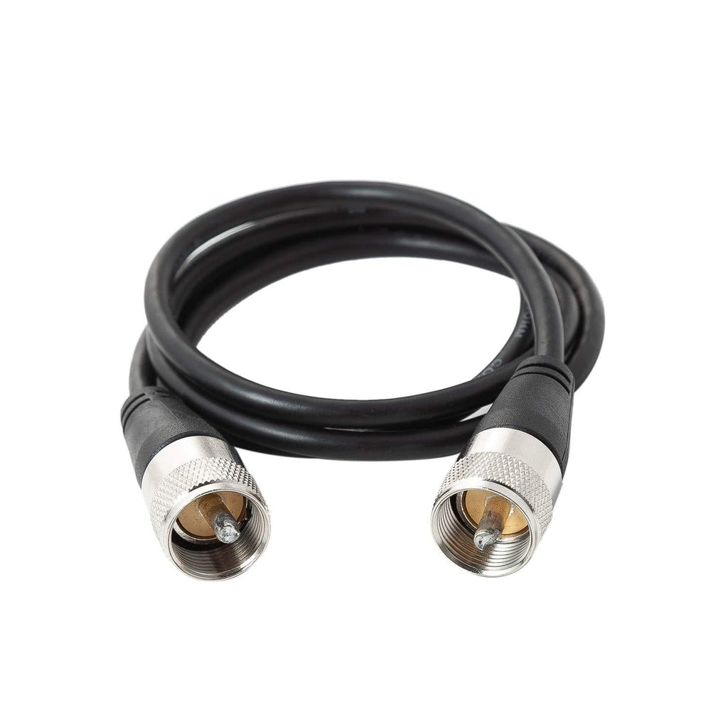 CB Radio Cable, PL259 Jumper, 3FT(1m) RFAdapter PL-259 UHF Male to Male Connector Coax RG58 Cable, 50 Ohm Low Loss for Radio Antenna 3FT(1m) - LeoForward Australia