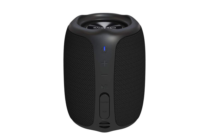 Creative Muvo Play Portable Bluetooth 5.0 Speaker, IPX7 Waterproof for Outdoors, Up to 10 Hours of Battery Life, with Siri and Google Assistant (Black) Black - LeoForward Australia