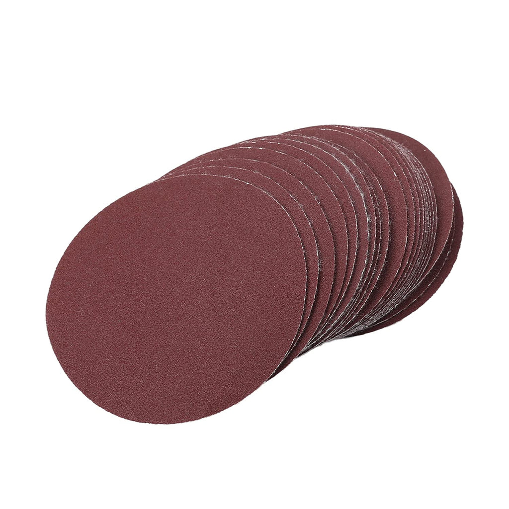  [AUSTRALIA] - Utoolmart 50Pcs 3 Inch Hook and Loop Sanding Disc 240 Grits Flocking Sandpaper for Random Orbit Sander Brown