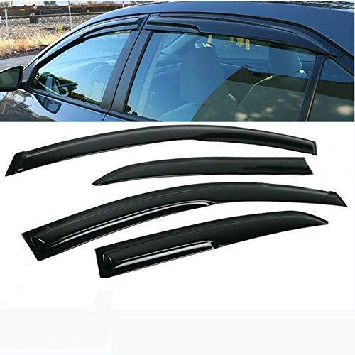  [AUSTRALIA] - labwork New Window Visor Vent Sun Wind Rain Deflector Fit for Toyota 14-17 Corolla