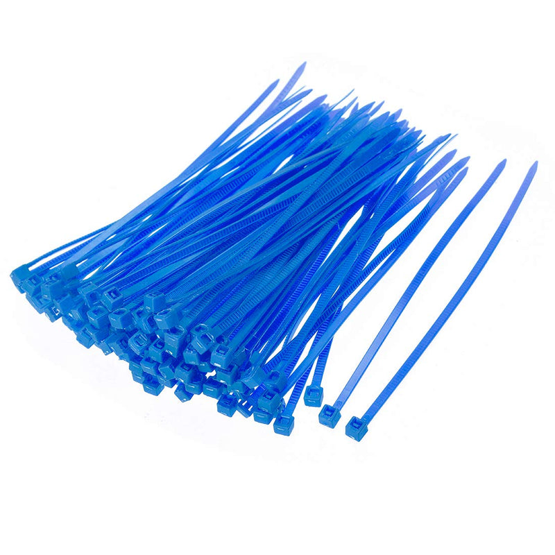  [AUSTRALIA] - uxcell Nylon Cable Ties 4 Inch Self-Locking Zip Ties 0.09 Inch Width Dark Blue 100pcs