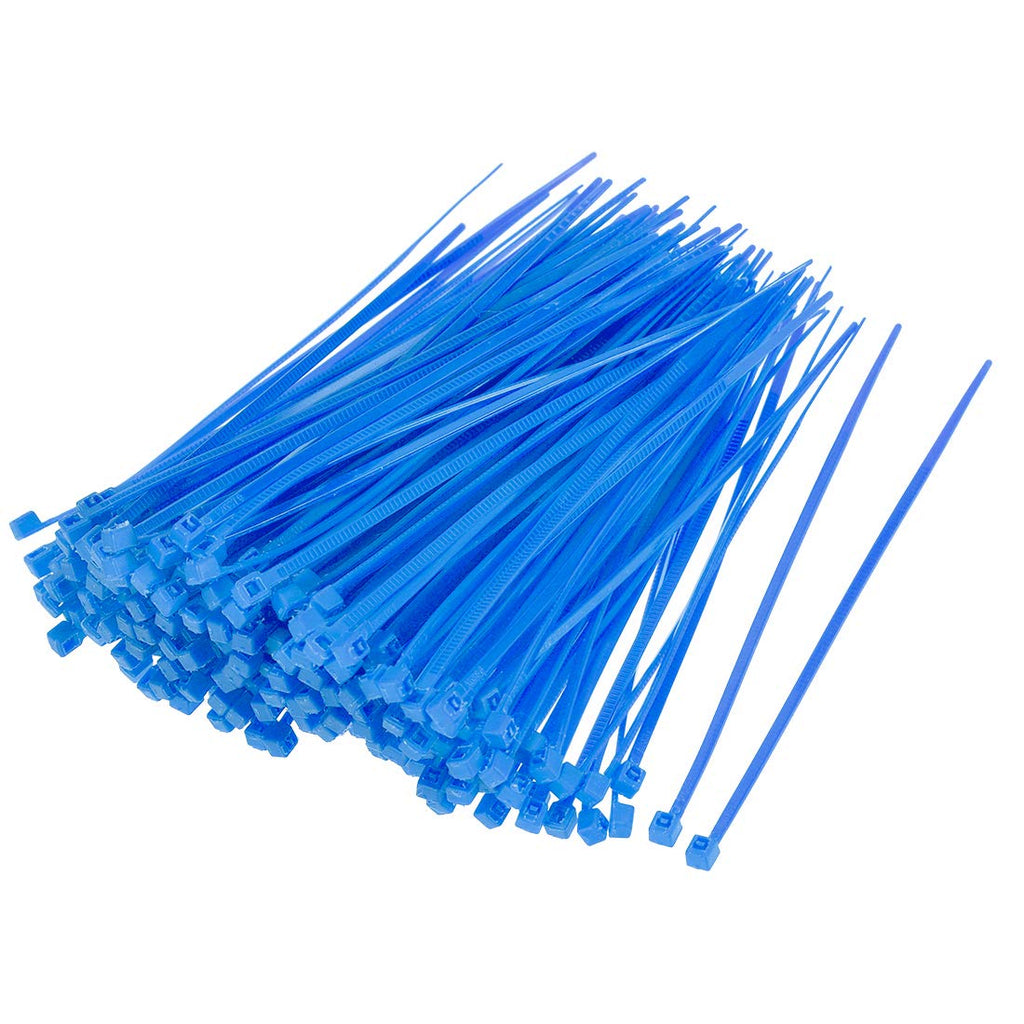  [AUSTRALIA] - uxcell Nylon Cable Ties 4 Inch Self-Locking Zip Ties 0.07 Inch Width Blue 500pcs