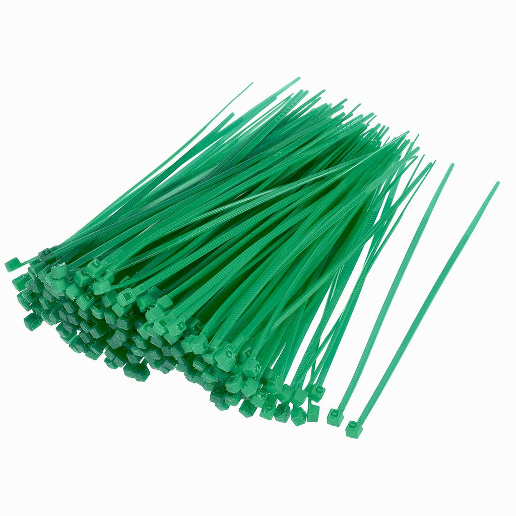  [AUSTRALIA] - uxcell Nylon Cable Ties 4 Inch Self-Locking Zip Ties 0.07 Inch Width Green 500pcs