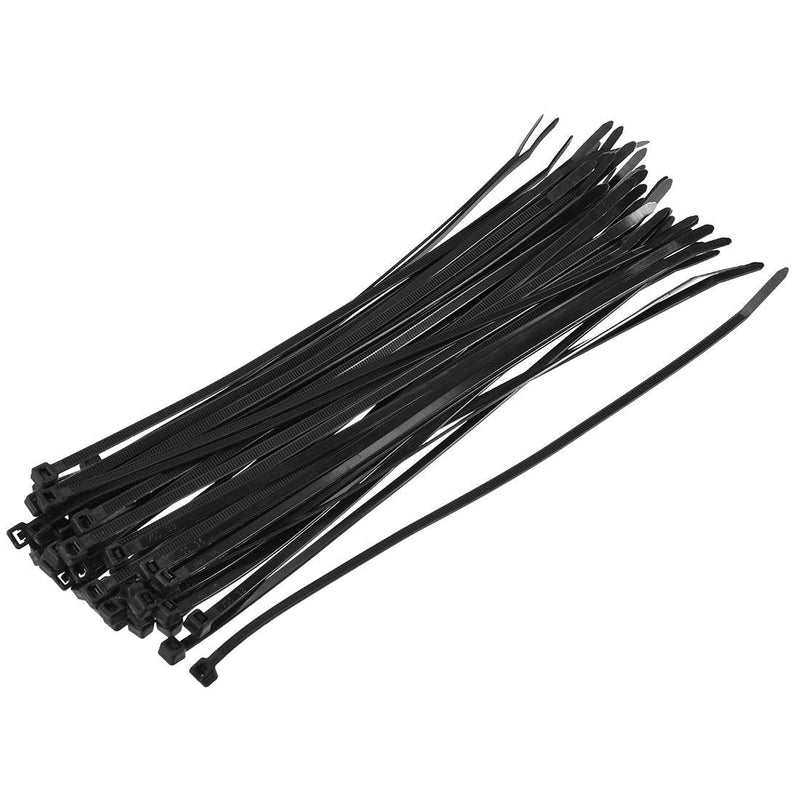  [AUSTRALIA] - uxcell Nylon Cable Ties 16 Inch Self-Locking Zip Ties 0.2 Inch Width Black 25pcs