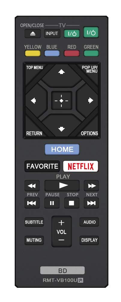 New RMT-VB100U RMT-VB201U Blu-Ray Player Remote Compatible with Sony Player BDP-BX150 BDP-BX350 BDP-BX550 BDP-BX650 BDP-S1500 BDP-S2500 BDP-S2900 BDP-S3500 BDP-S4500 BDP-S5500 BDP-S6500 BDP-S3700 - LeoForward Australia