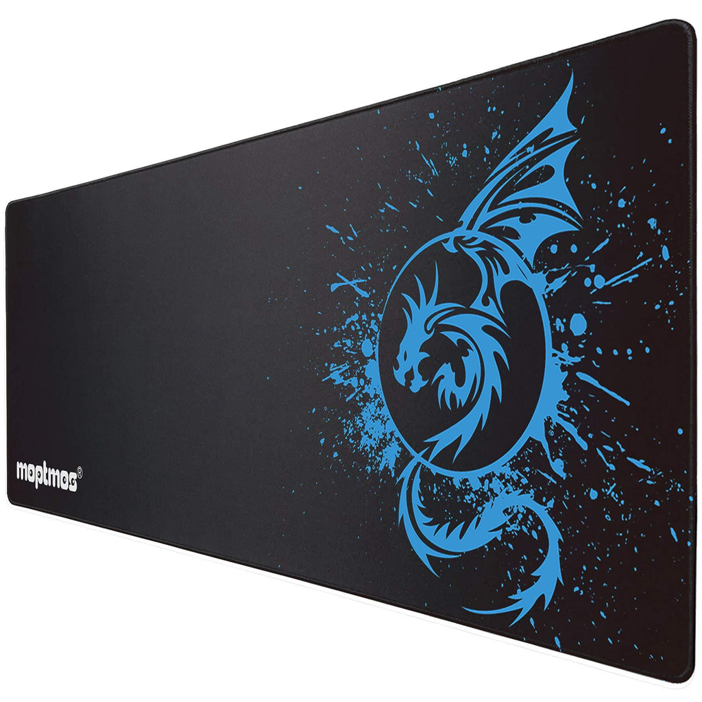 Large Mouse Pad Extended Speed Gaming Mouse Pad Fly Dragon Mouse Pad Gamer Office Computer Mouse Mat (A-Blue) A-Blue - LeoForward Australia