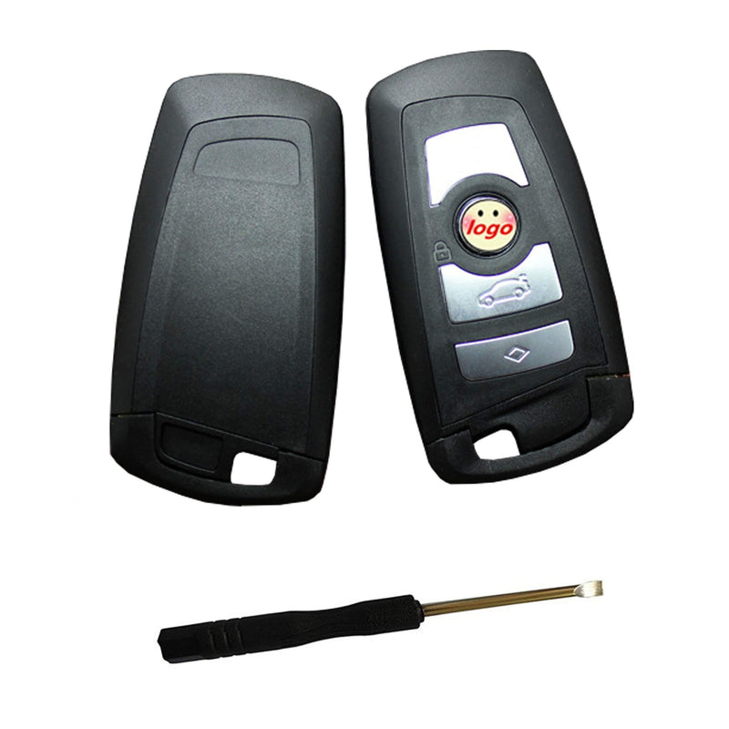 New 4 Buttons Key Shell Keyless Entry Remote Replacement for BMW 1 3 4 5 6 7 F Series F10 235ix 320 Smart Key Fob Case - LeoForward Australia