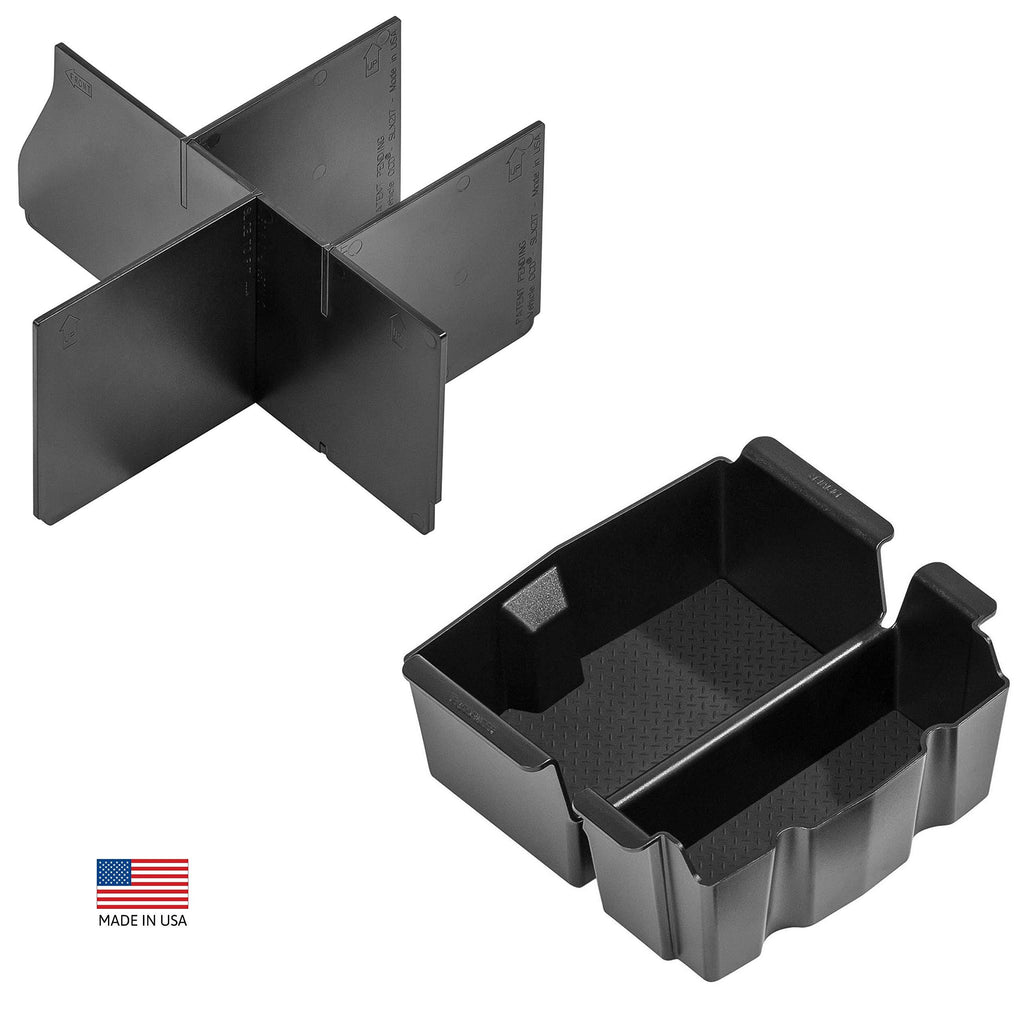  [AUSTRALIA] - Vehicle OCD Center Console Divider and Tray Organizer for Jeep Wrangler JL/JLU (2018-20) Jeep Gladiator JT Truck (2020) - Made in USA