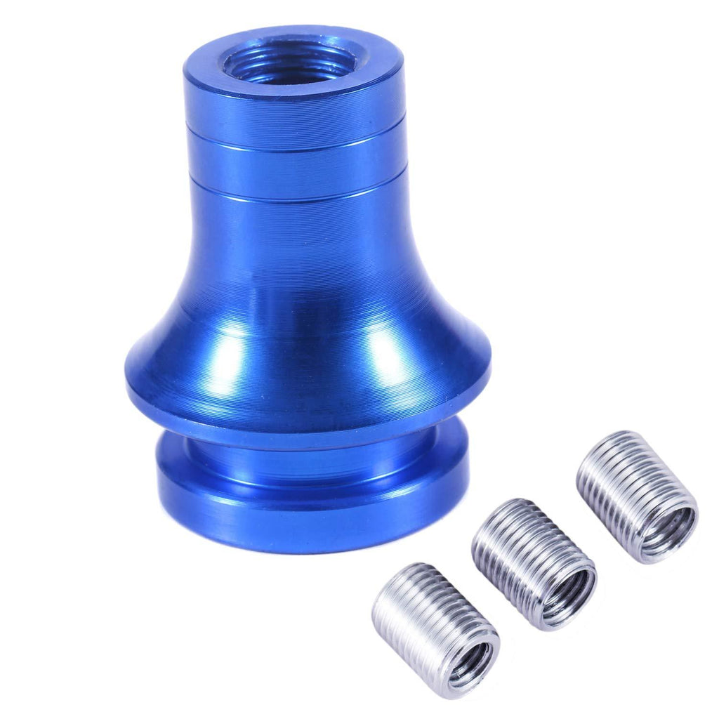  [AUSTRALIA] - Baishineng Gear Knobs Boot Retainer Shift Stick Connector M12 X 1.25 with 3 Pcs Thread Adapter M8X 1.25, M10X 1.5, M10X 1.25 (Blue) blue