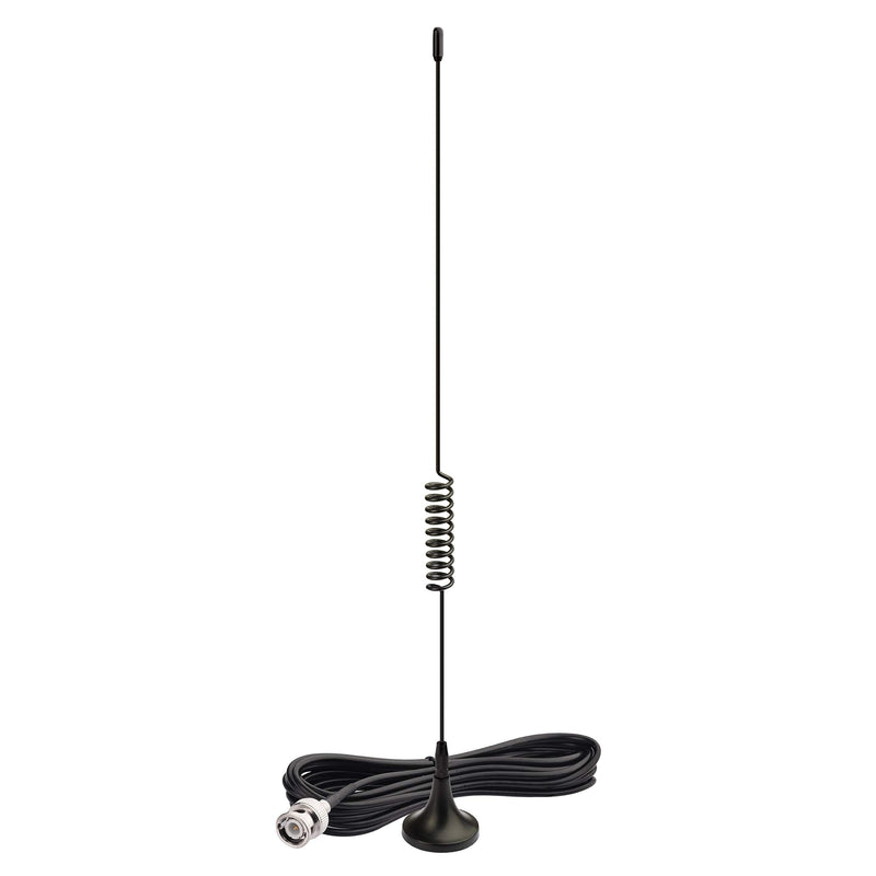  [AUSTRALIA] - Bingfu VHF UHF Ham Radio Amateur Radio Mobile Radio Scanner Antenna Police Scanner Antenna Magnetic Base BNC Male Antenna Compatible with Uniden Bearcat Whistler Radio Shack Police Radio Scanner