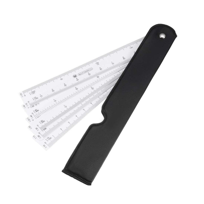  [AUSTRALIA] - uxcell Scale Ruler Engineer Scale Architect Rulers 1/10 1/15 1/20 1/25 1/30 1/33 1/40 1/50 1/75 1/125 Plastic