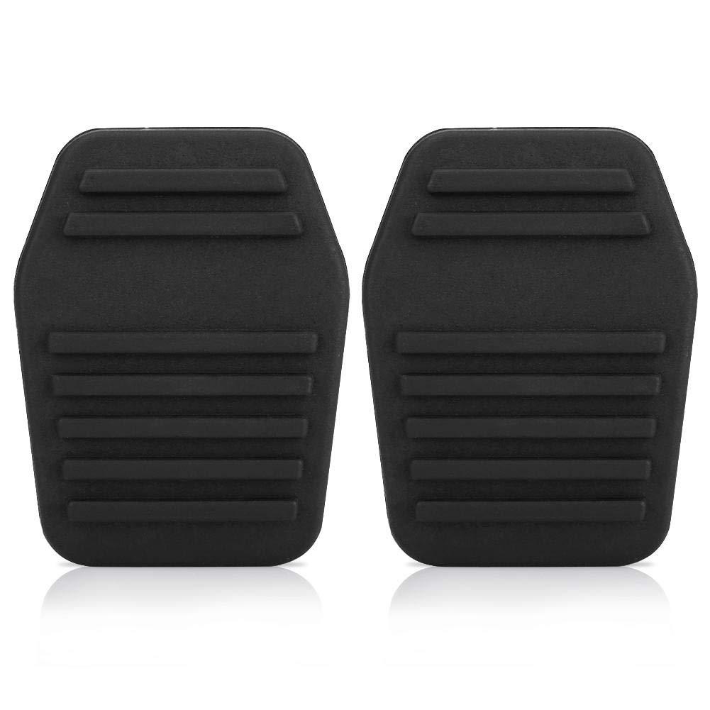  [AUSTRALIA] - Car Clutch Pedal Pads, Keenso A Pair of Auto Rubber Clutch Pedal Cover Black Car Clutch Pedal Pads