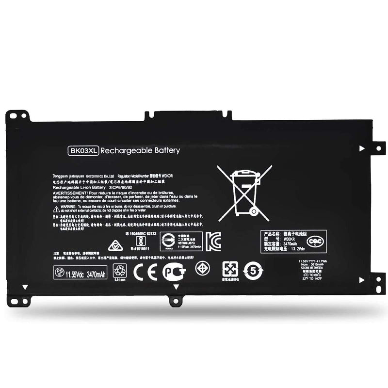  [AUSTRALIA] - Emaks BK03XL Battery for HP Pavilion X360 14-BA000 14M-BA000:14m-ba011dx 14m-ba013dx 14m-ba015dx 14m-ba114dx 14-ba253cl 14-ba125cl 14-ba175nr 14-ba051cl 916366-421 541 916811-855 HSTNN-LB7S UB7G