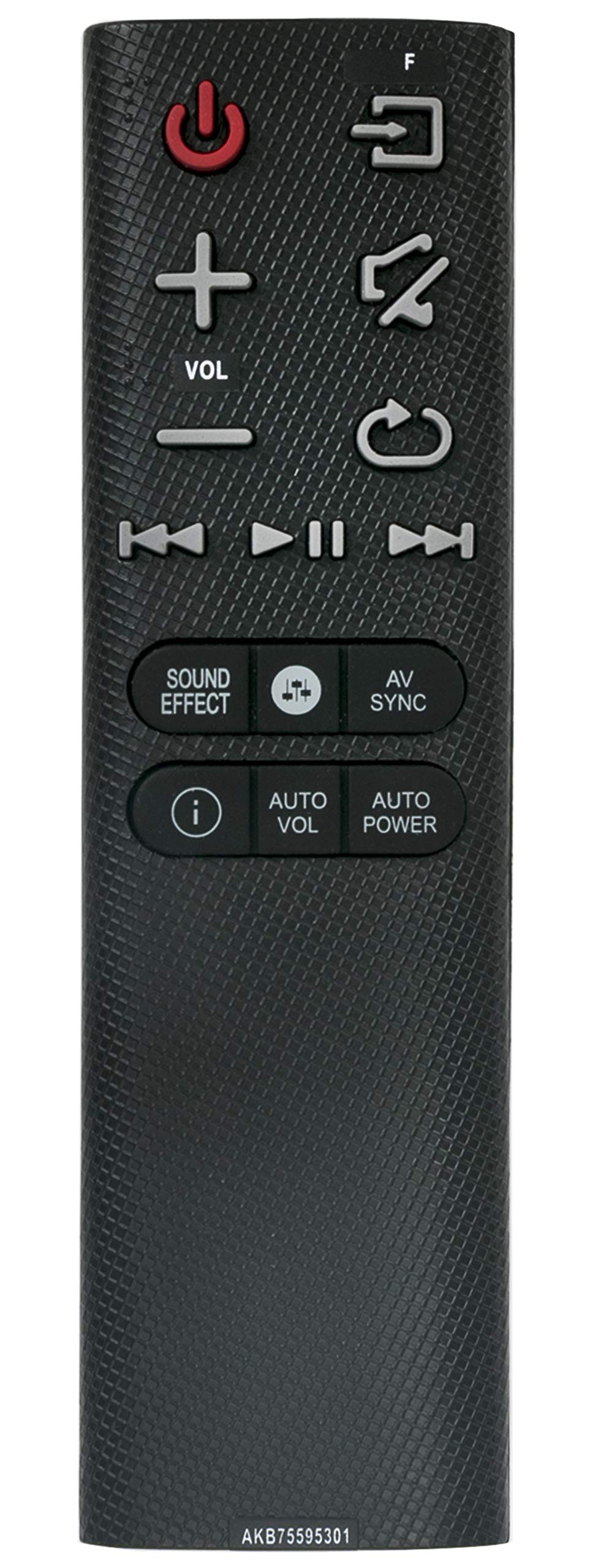 AKB75595301 Replaced Remote fit for LG Sound Bar SK6 SK6Y SK8 SK8Y SK9 SK9Y SK10 SK10Y SKC9 SPK8-W SPK5B-W - LeoForward Australia