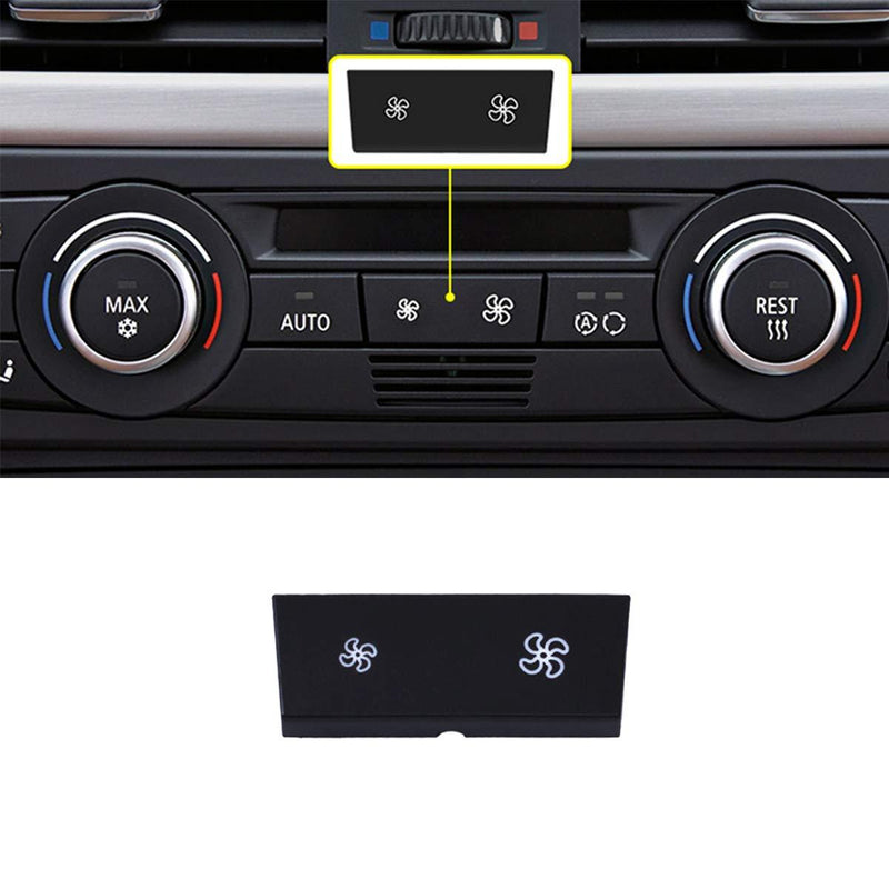 Jaronx for BMW A/C Climate Control Panel Fan Speed Button Replacement,fit for BMW 1 Series E81/E87/E88/E82,3 Series E90/E91/E92/E93,X1 E84 (1 PCS) - LeoForward Australia