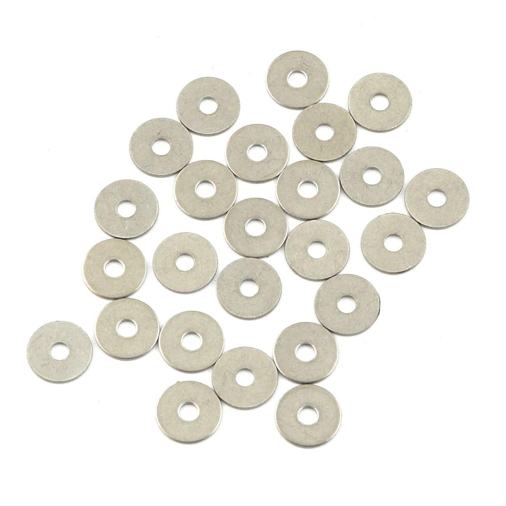  [AUSTRALIA] - PZRT 40pcs M3 304 Stainless Steel Flat Washer Adjustment Hardware Fitting Accessories Metal Gasket for Bolts & Screws