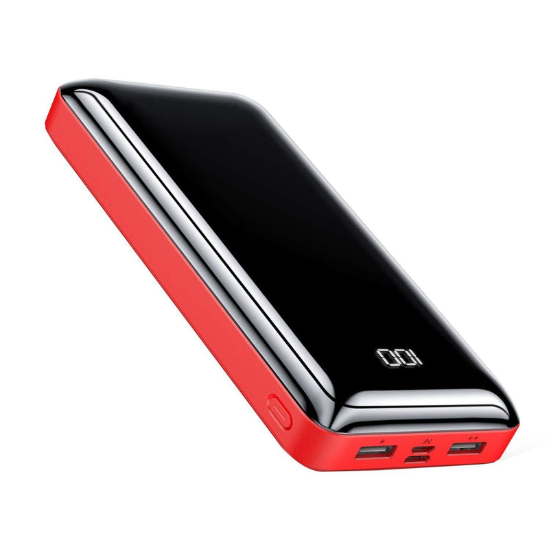 Portable Charger Power Bank Bextoo 30000mAh High Capacity External Battery with Full LCD Digital Display,Smaller Size Backup Battery Pack Compatible with Smart Phone, Android Phone, Tablet and More Red - LeoForward Australia