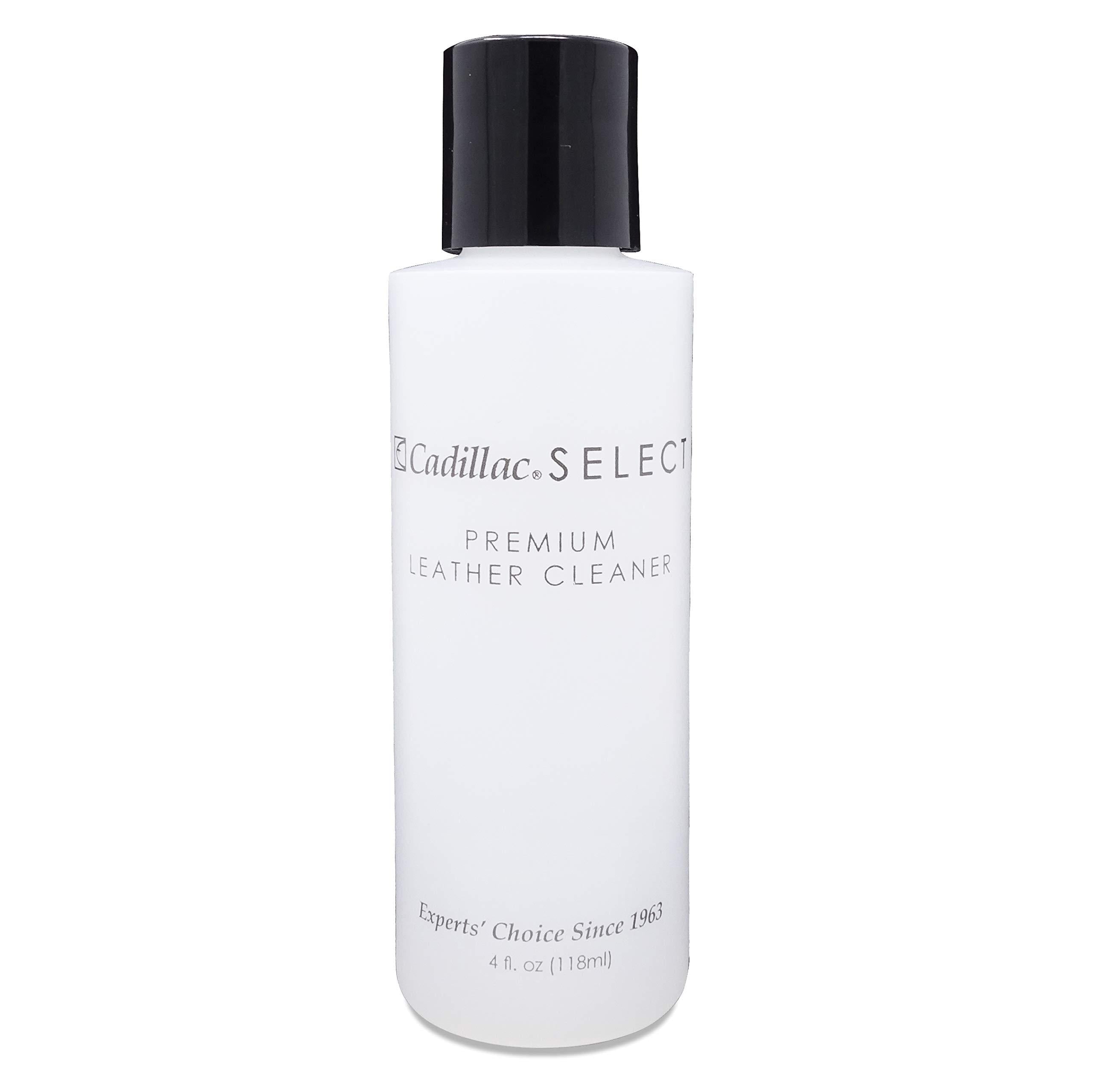 Cadillac Select Premium Leather Cleaner 4 oz - Great for Shoes, Handbags,  Jackets, Gloves, Furniture & More