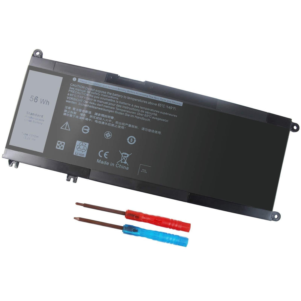  [AUSTRALIA] - 56WH 33YDH Laptop Battery for Dell Inspiron 17 7000 7778 7779 7786 7773 15 7577 G3 3579 3779 G5 5587 G7 7588 Latitude 13 3380 14 3490 15 3590 3580 PVHT1 P30E 81PF3 081PF3 - 12 Months Warranty