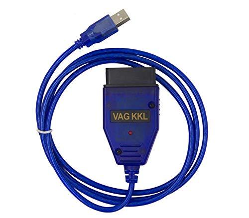 Washinglee OBD2 Diagnostic Cable for VW, Audi, Skoda and Seat, Car ECU Scanner USB Cable Support VAG KKL 409 - LeoForward Australia