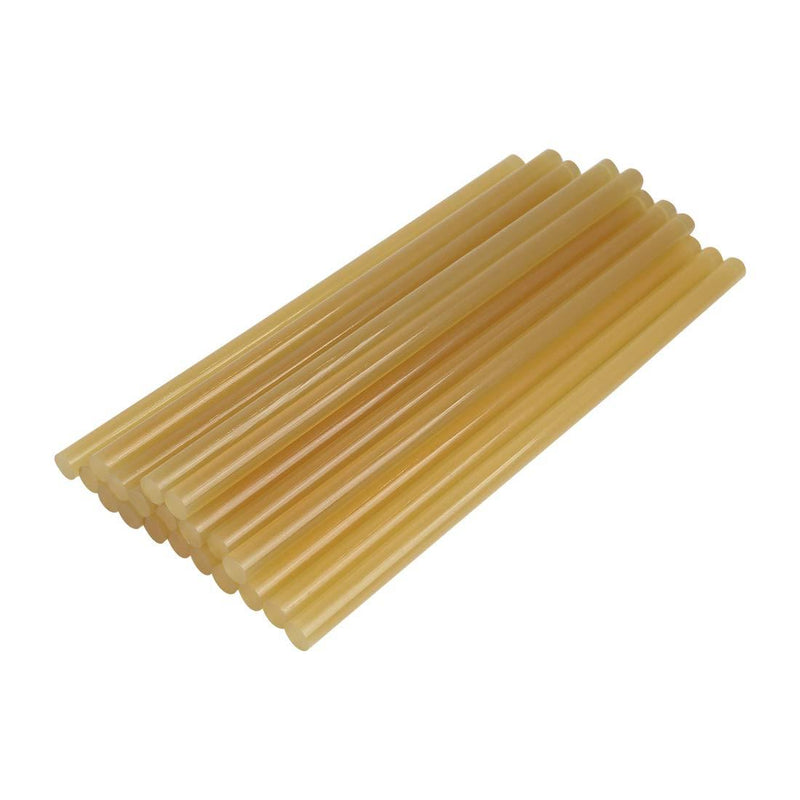  [AUSTRALIA] - X AUTOHAUX 20 Pcs 11mm X 270mm Hot Glue Sticks Auto Body Paintless Dent Removal Repair Yellow for Car