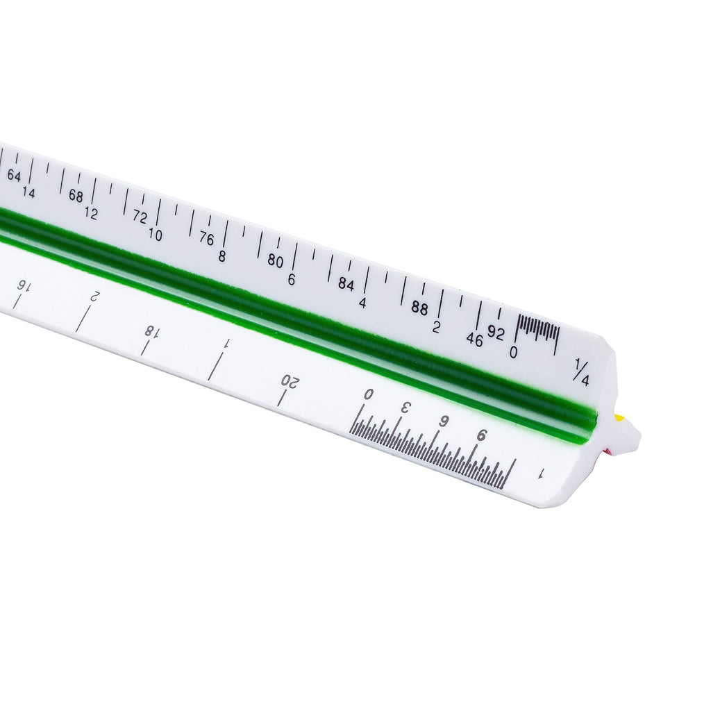 Mr. Pen Architectural Scale Ruler, 12" Plastic Architect Scale - LeoForward Australia