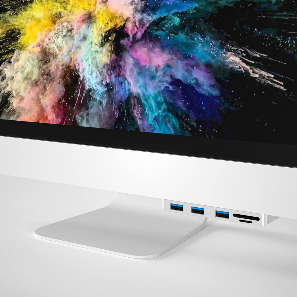 Cateck iMac Hub Aluminum USB Hub Adapter Docking Station with Micro SD & Micro SD Card Reader Combo and 3 USB 3.0 Port Compatible with 2017 iMac and iMac Pro ( Upgrade Version) - LeoForward Australia