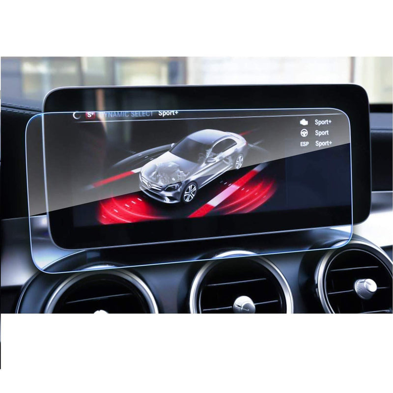 Wonderfulhz Screen Protector Compatible with 2019 2020 Mercedes Benz C/GLC 10.25inch Touch Screen - Anti Glare Scratch,Shock-Resistant, Navigation Accessories Premium Tempered Glass (W205,V253) - LeoForward Australia