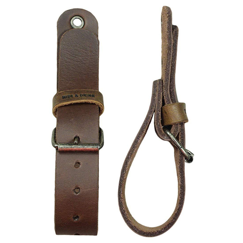  [AUSTRALIA] - Hide & Drink, Thick Leather Wall Straps for Axes (2 Pack), Hatchets & Tools, Garage Organizer, Accessories, Handmade Includes 101 Year Warranty :: Bourbon Brown