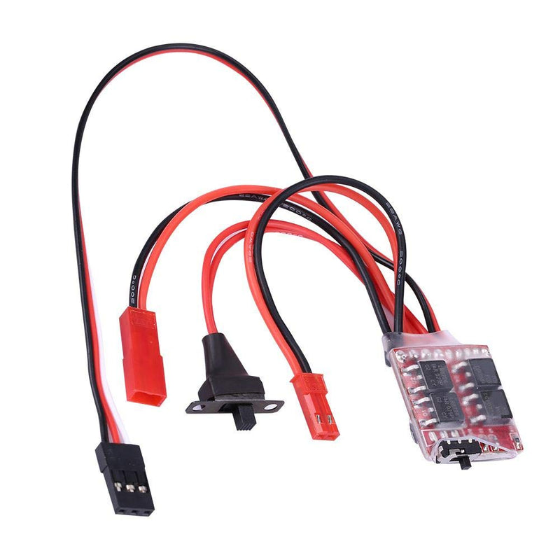  [AUSTRALIA] - Brushed ESC, 20A RC ESC Brushed Motor Speed Controller with Brake for RC Car Boat Tank