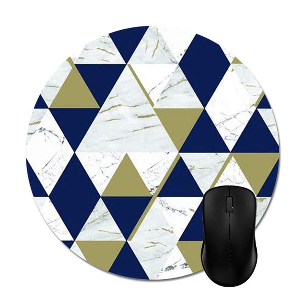 Funice Marble Metallic Navy Blue Mouse Pads Trendy Office Computer Accessories - LeoForward Australia