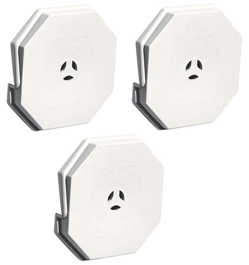  [AUSTRALIA] - Builders Edge 130110006123 Surface Block, White, 3 Pack