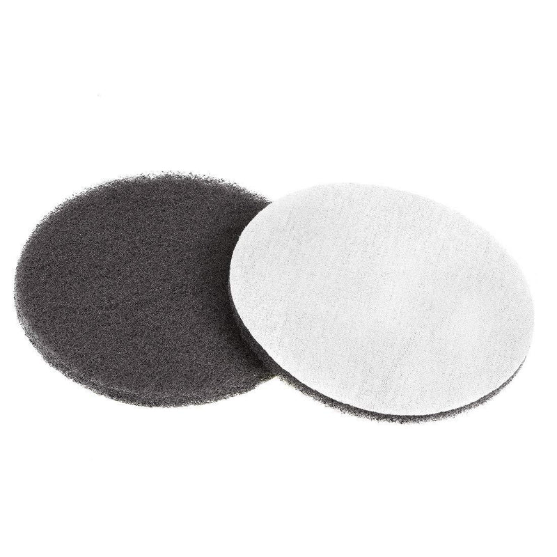  [AUSTRALIA] - uxcell 5 Inch 1500 Grit Drill Power Brush Tile Scrubber Scouring Pads Cleaning Tool 2pcs