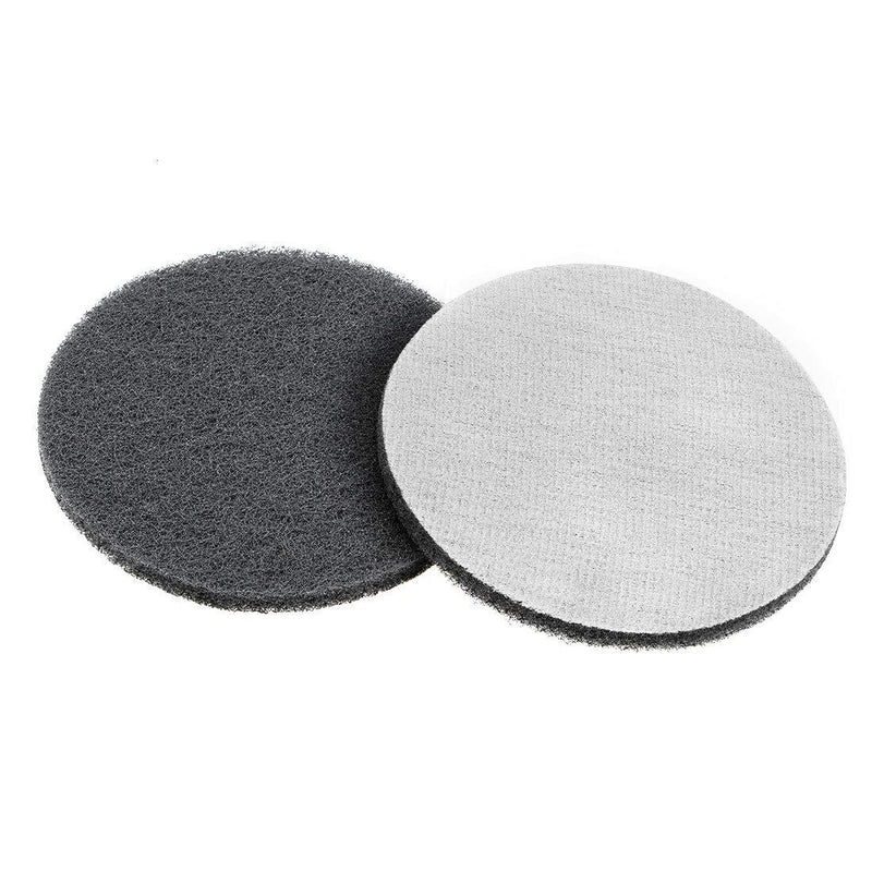  [AUSTRALIA] - uxcell 5 Inch 800 Grit Drill Power Brush Tile Scrubber Scouring Pads Cleaning Tool 2pcs