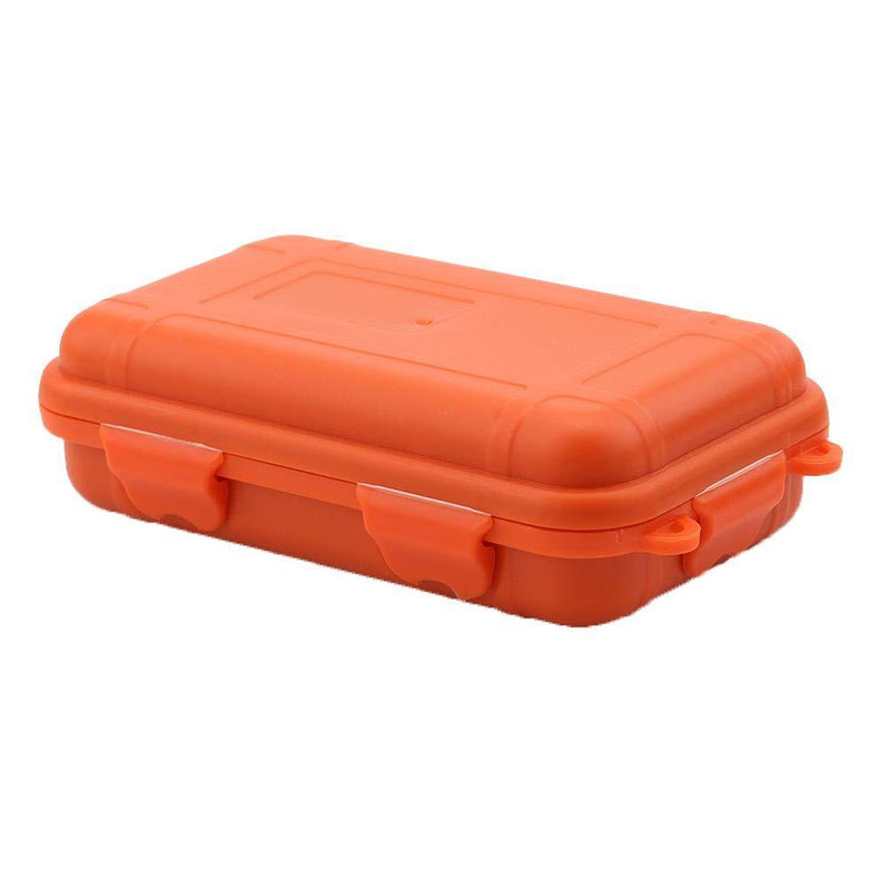  [AUSTRALIA] - VGEBY1 Shockproof Box, Anti-Pressure Outdoor Storage Carry Box for Tools Protecting Orange Large