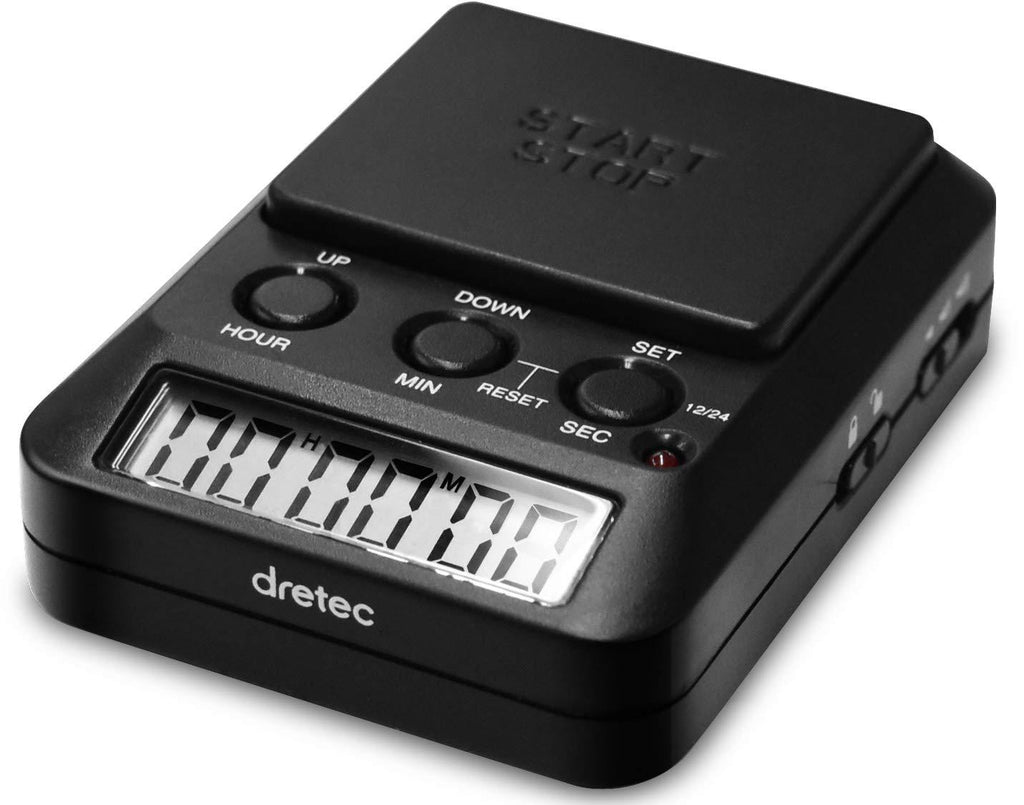  [AUSTRALIA] - DRETEC digital timer time up 2 T-587BK (Black) Learning timer Black