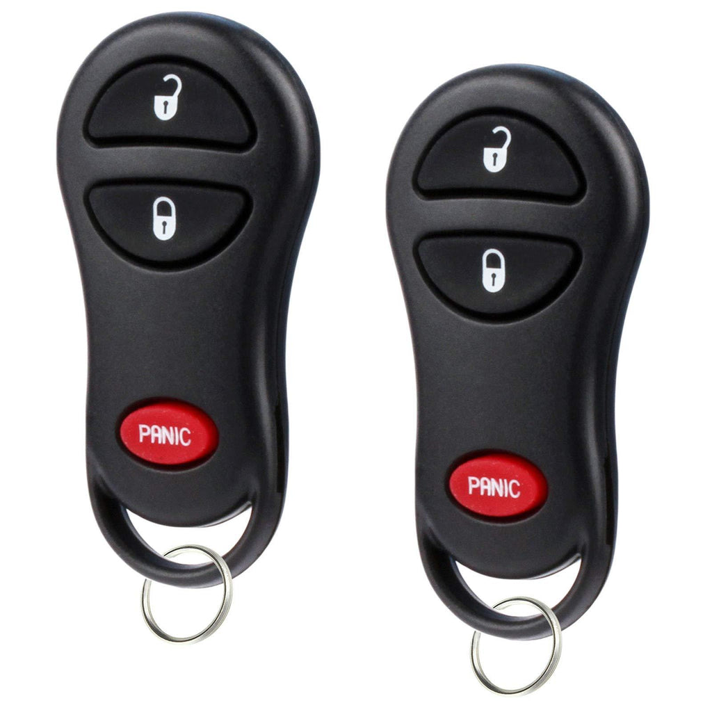  [AUSTRALIA] - Key Fob fits 1999-2005 Chrysler Dodge Keyless Entry Remote (04686481), Set of 2 c-pnut-481-3b [2]