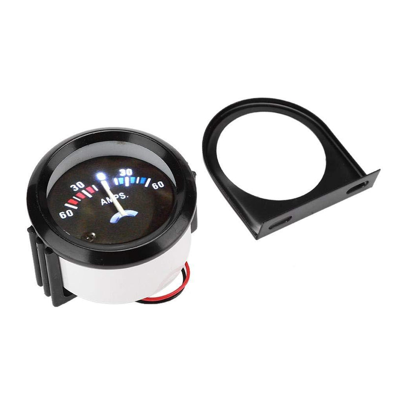  [AUSTRALIA] - Car Ammeter Voltmeter,2 inch 52mm Car Ammeter Voltmeter 60-0-60A AMP Gauge Volt Meter for Modificaton