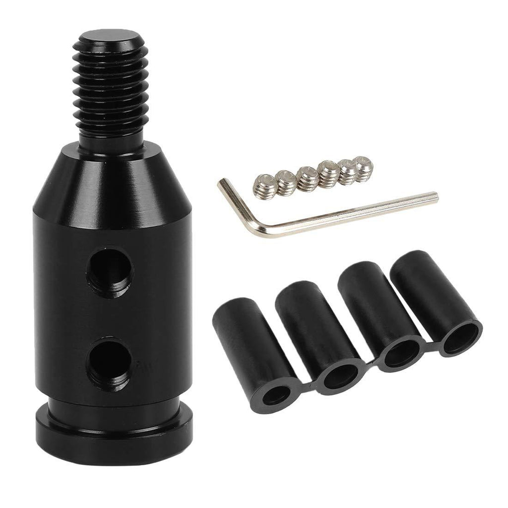  [AUSTRALIA] - X AUTOHAUX M10 X 1.5 Car Universal Black Gear Shift Knob Adapter for Non Threaded Shifter