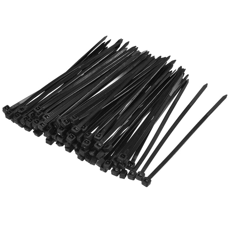  [AUSTRALIA] - uxcell 150pcs Cable Zip Ties 6 Inch x 0.11 Inch Self-Locking Nylon Tie Wraps Black