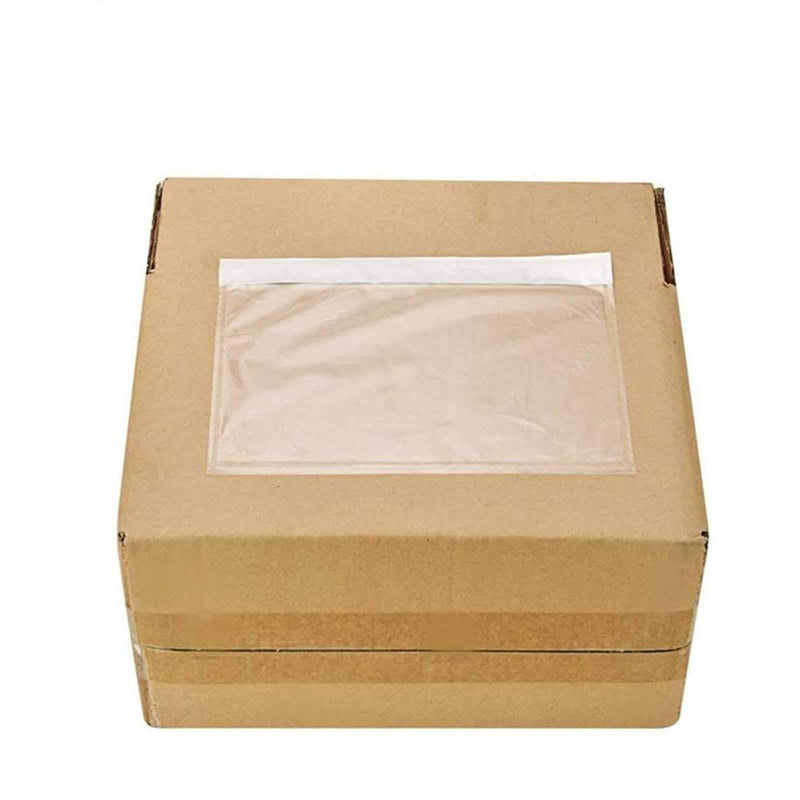 BESTEASY Packing List Pouches, Clear Adhesive Top Loading Packing List/Shipping Label Envelopes - 100 Packs (7.5 x 5.5) 100 pack - LeoForward Australia