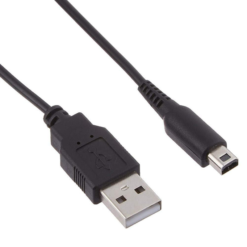 HAUZIK Charger Cable USB Power Cord Charging Lead Compatible with Nintendo 3DS, 3DS XL, New 3DS, New 3DS XL, DSi, DSi XL, 2DS, New 2DS XL LL (4 Ft, 2 Pcs) - LeoForward Australia