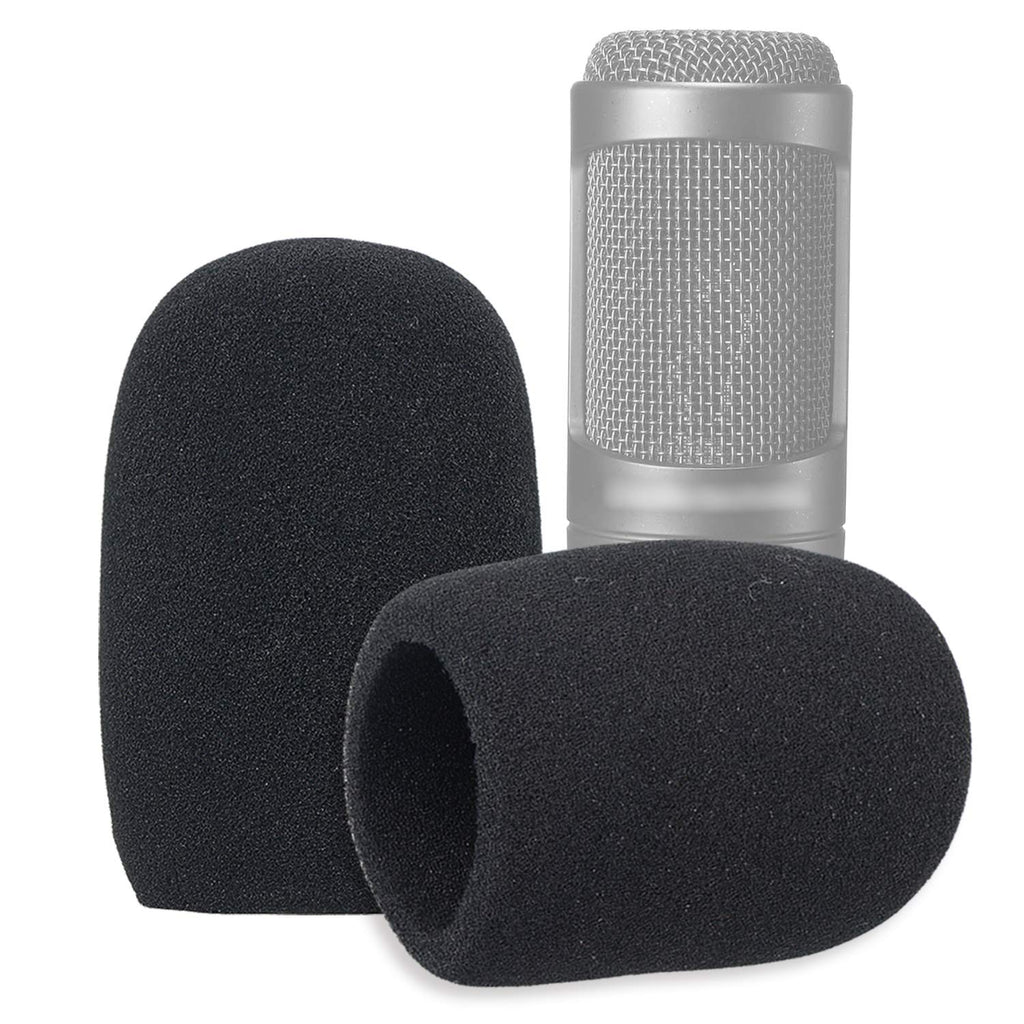  [AUSTRALIA] - SUNMON Windscreen Foam Cover, Windscreen Pop Filter for Audiotechnica AT2020 Condenser Studio Microphone (2 PACK) 2PCS Foam