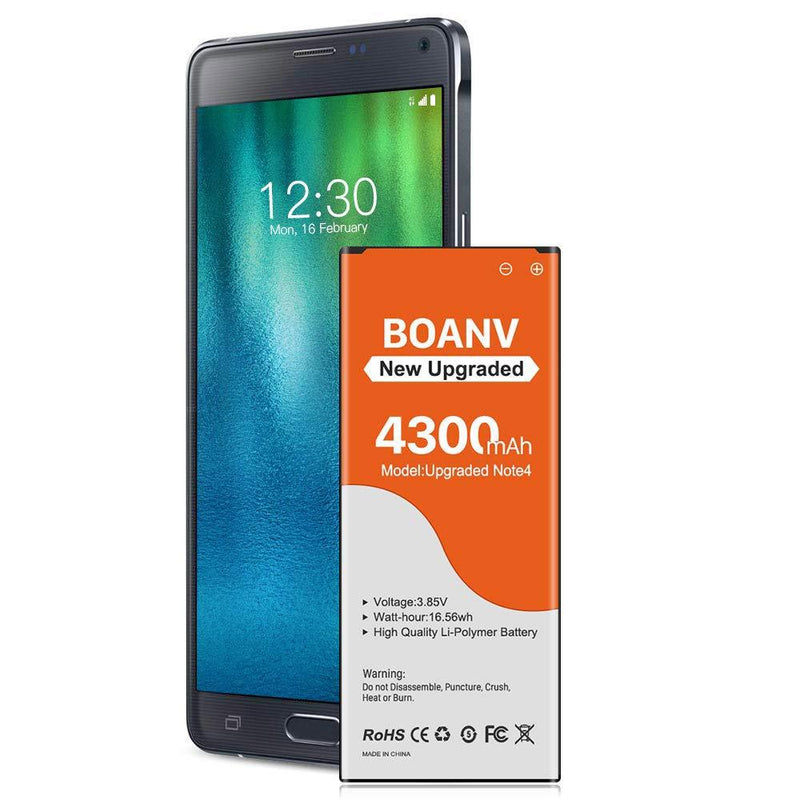 Galaxy Note 4 Battery,[2021 New Version] 4300mAh Replacement Battery for Samsung Galaxy Note 4 N910, N910A(AT&T), N910T(T-Mobile), N910V (Verizon), N910P(Sprint), N910U LTE - LeoForward Australia