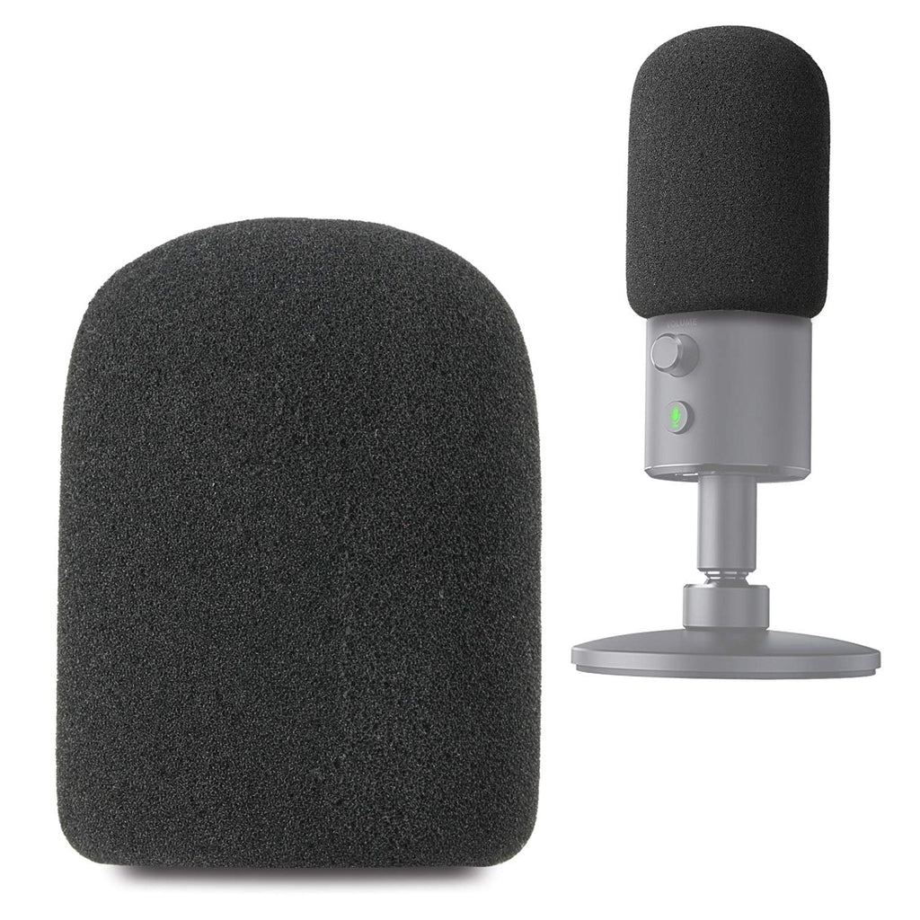  [AUSTRALIA] - SUNMON Razer Seiren X Foam Windscreen, Mic Pop Filter/Shield Wind Cover fits Razer Seiren X USB Condenser Streaming Microphone